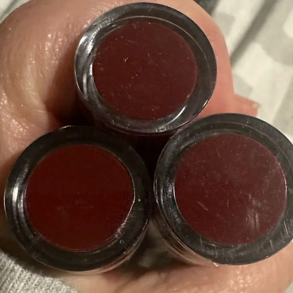 3- Make up Revolution lipsticks Reckless burnt red